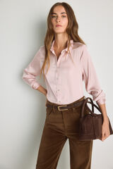Milano Camisa acetinada Rosa