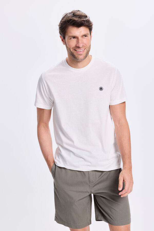 Springfield Camiseta Básica Springfield Branco