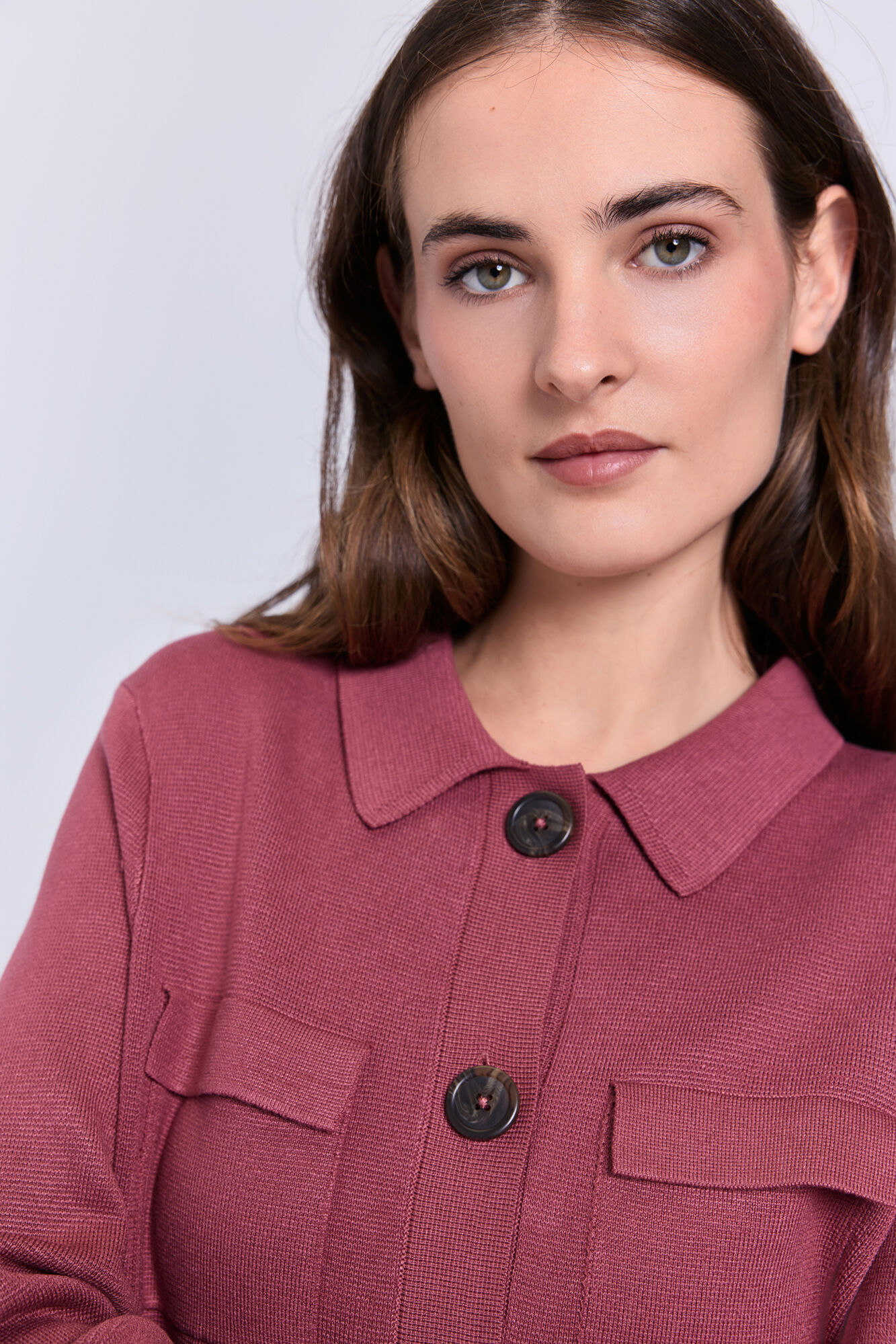 Milano Cardigan grueso con bolsillos