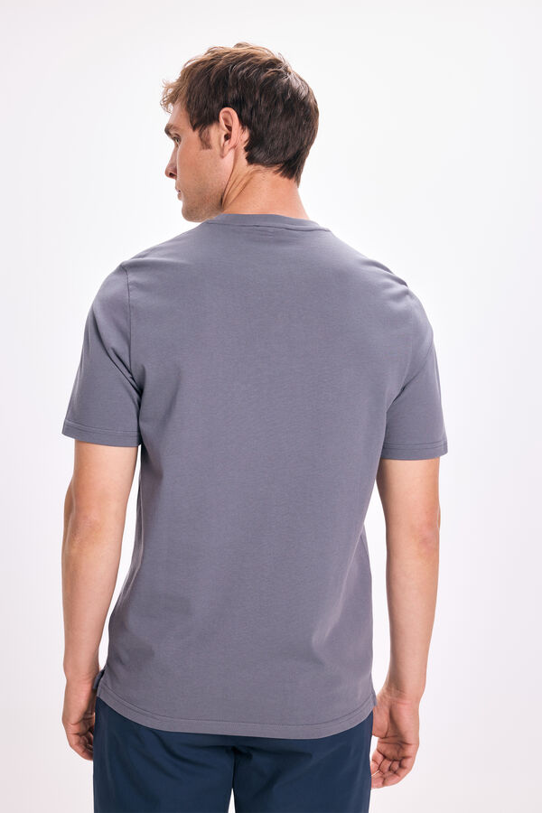 Pedro del Hierro Camiseta Big Logo PDH Gris Oscuro