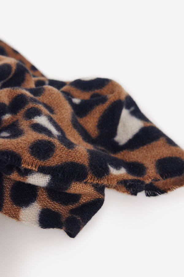 Milano Leopardo Scarf Beige/Claro