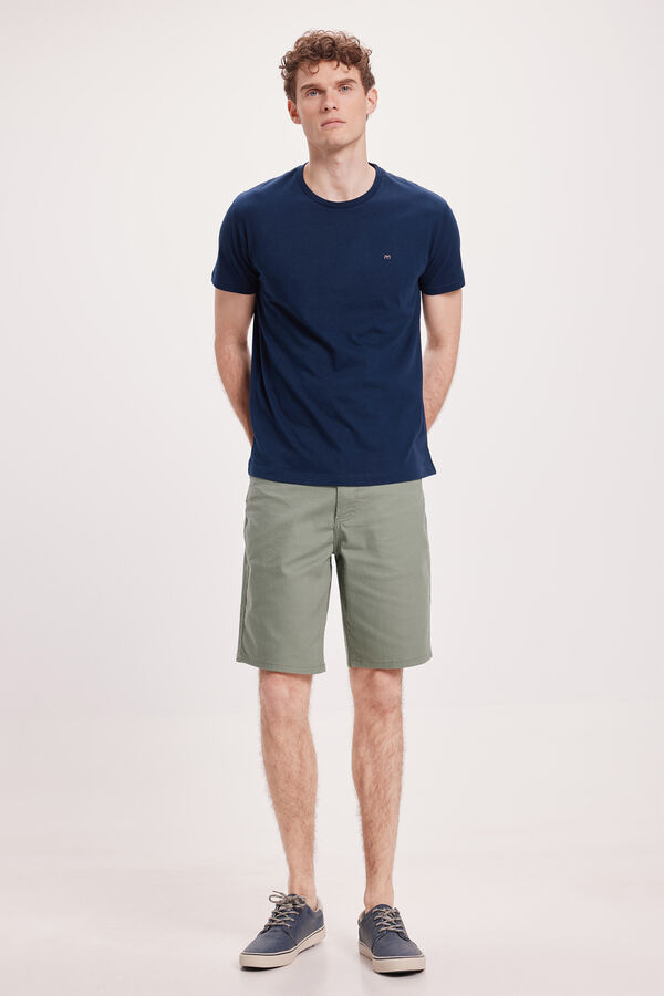 Milano T-shirt B&aacute;sica Marinho