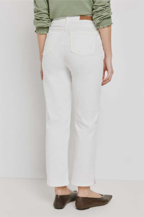 Milano Pantal&oacute;n denim color Blanco