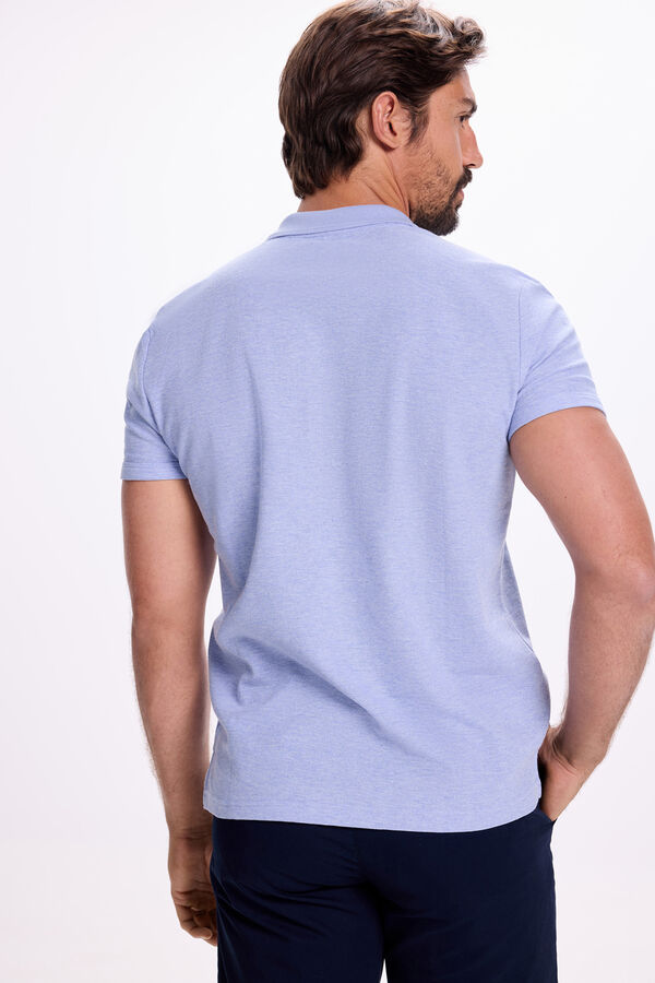 Milano Polo de bolso Azul claro