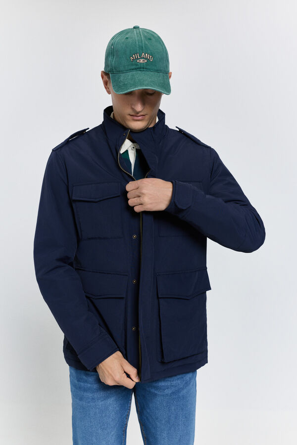 Milano Abrigo parka regular fit Navy