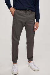 Fifty Outlet Pantalón Chino Confort@Home Gris Oscuro