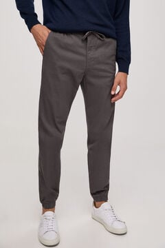 Fifty Outlet Pantalón Chino Confort@Home Gris