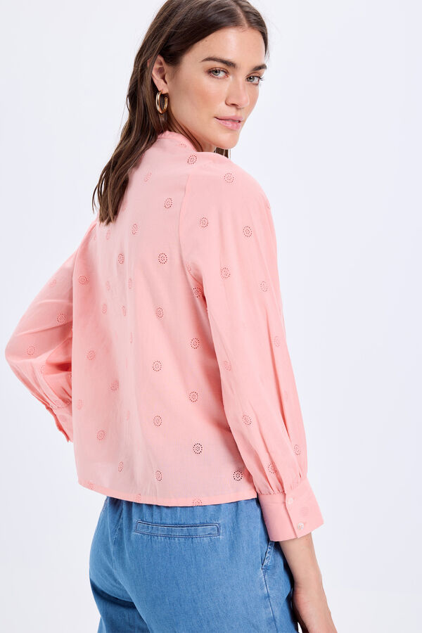 Milano Blusa de batista Rosa