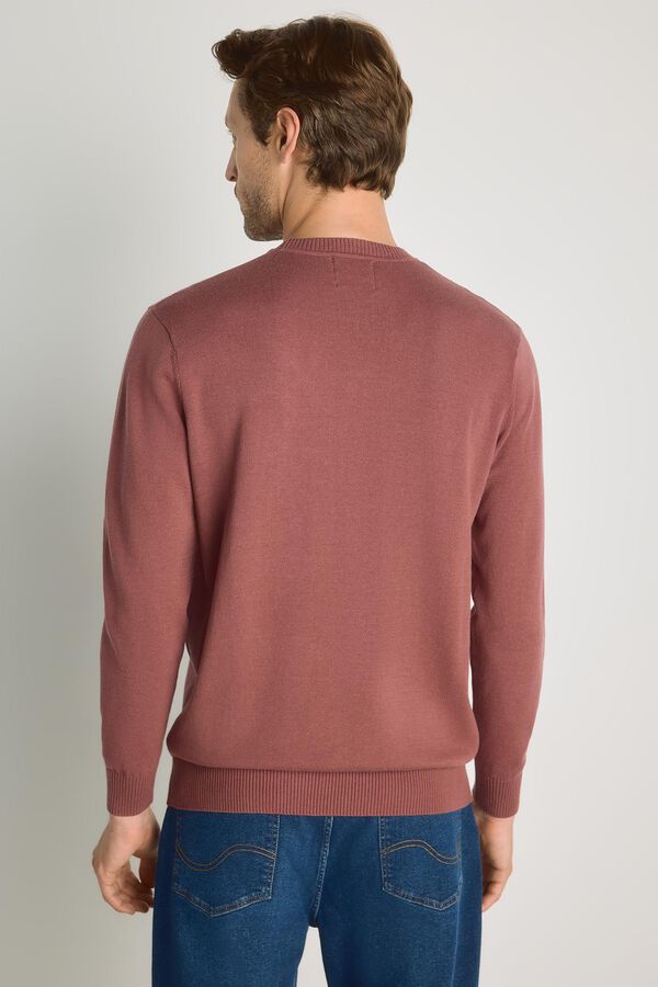Springfield Jersey cuello caja Vino