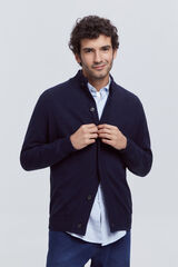 Milano Chaqueta punto botones Navy