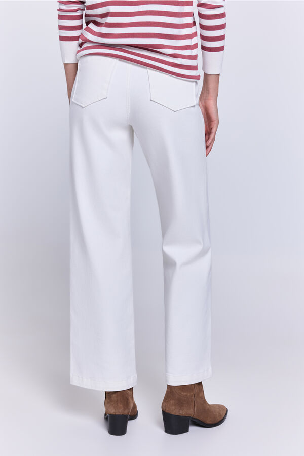 Milano Pantalón ancho Blanco