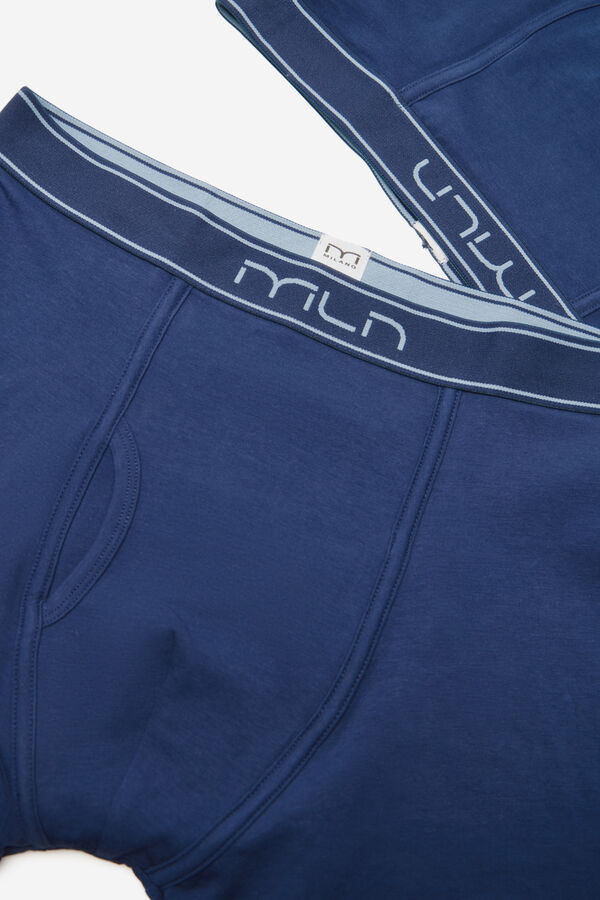 Milano Boxer b&aacute;sico marino Navy