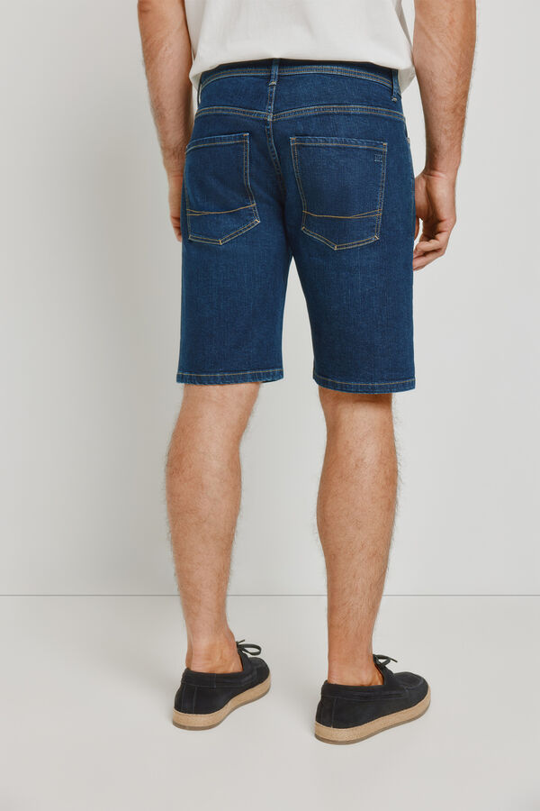 Pedro del Hierro Bermuda vaquera regular fit Azul