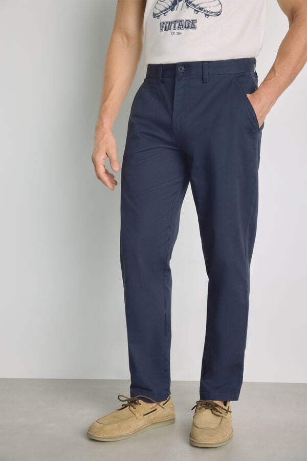 Milano Pantal&oacute;n chino regular fit Navy