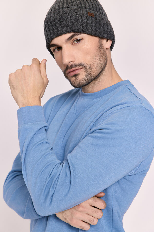 Milano Sudadera melange logo Azul