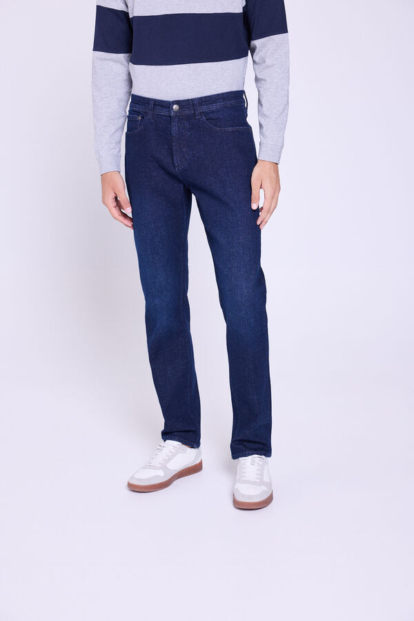 Milano Pantalón Vaquero Comfort Fit Navy