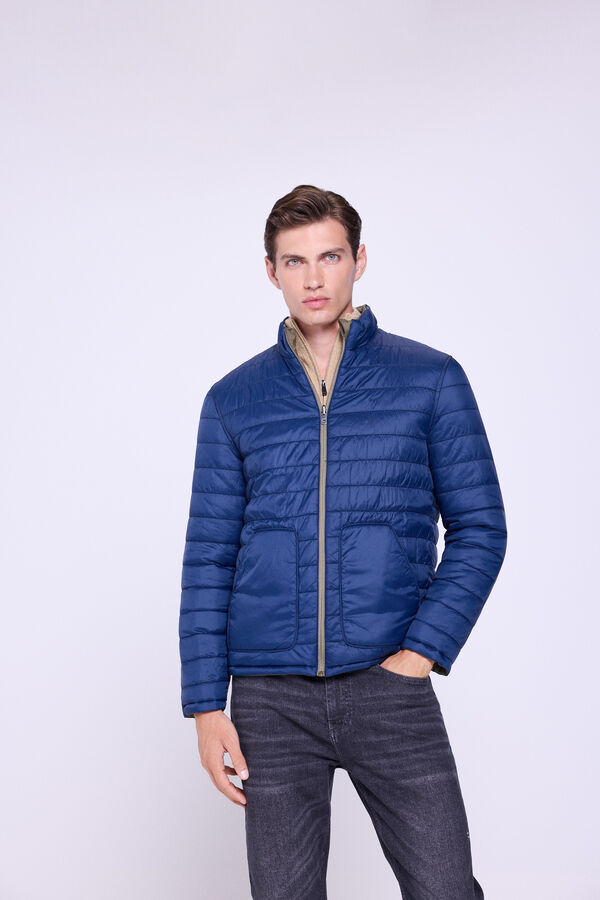 Milano Casaco reversível ultraleve Cáqui escuro