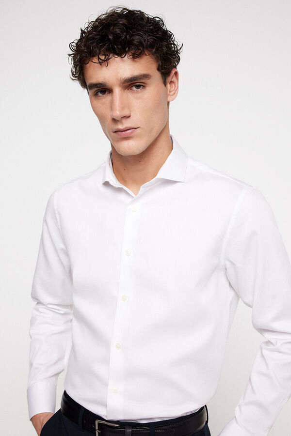 Fifty Outlet Camisa clássica Milano Branco