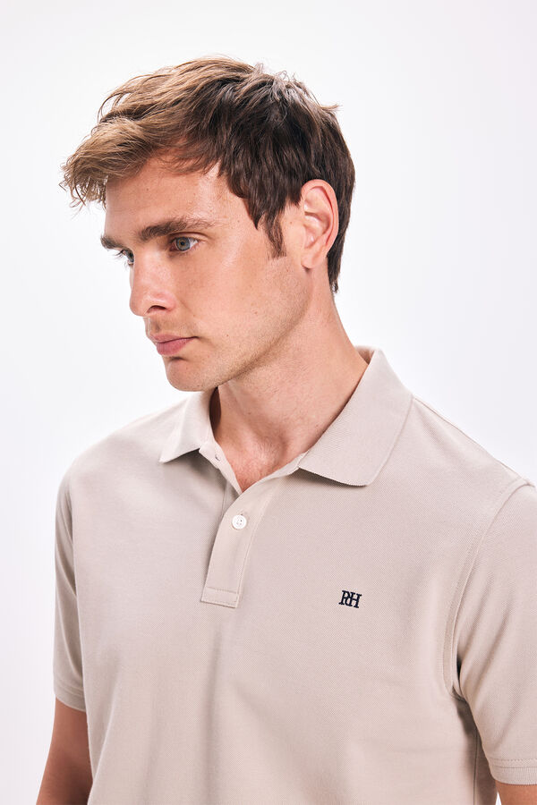 Pedro del Hierro Polo B&aacute;sico PDH Bege