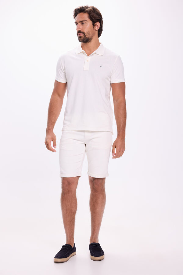 Milano Polo Básico Piqué Blanco
