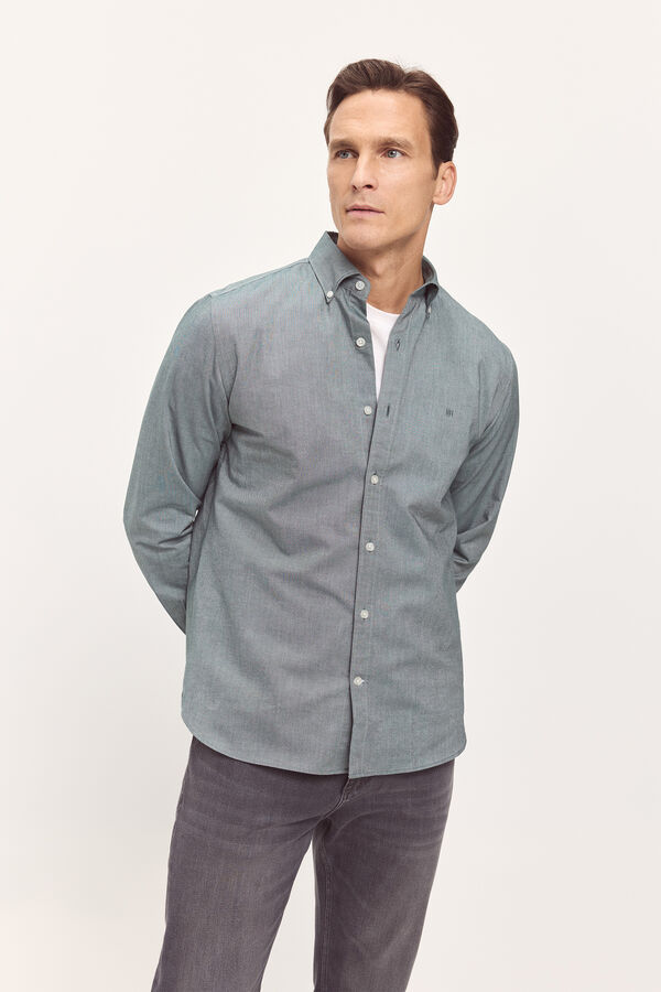 Pedro del Hierro Camisa Oxford Lisa Botella
