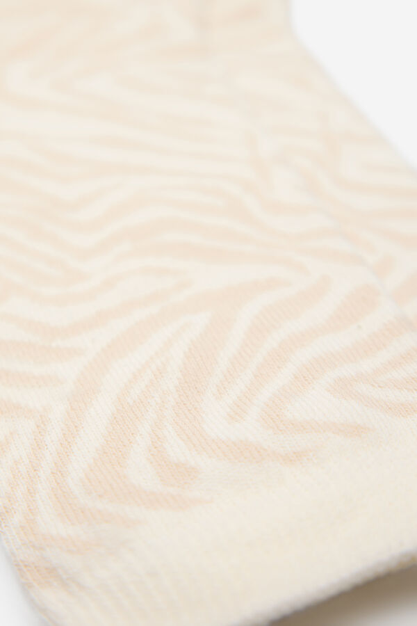 Milano Calcet&iacute;n dibujo Beige
