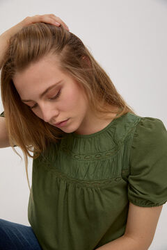 Fifty Outlet BLUSA ENCAJE green water