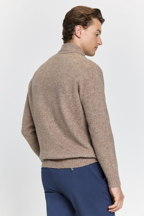 Milano Fecho-Éclair com camisola de malha Camel