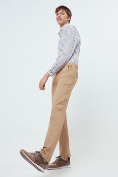 Fifty Outlet Pantalón Chino PdH Camel