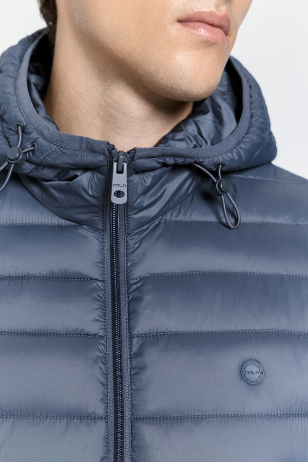 Milano Casaco com capuz Cinzento oscuro