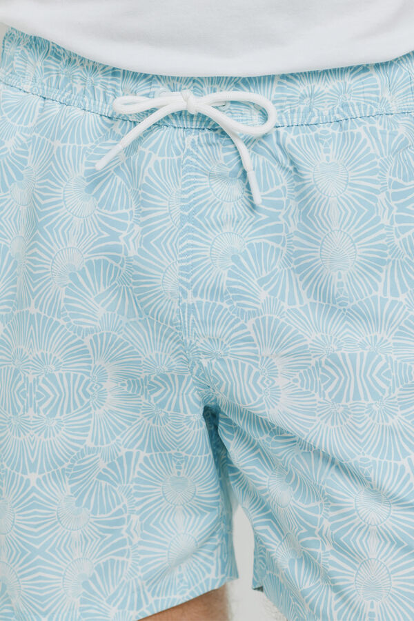 Milano Fato de banho estampado Azul