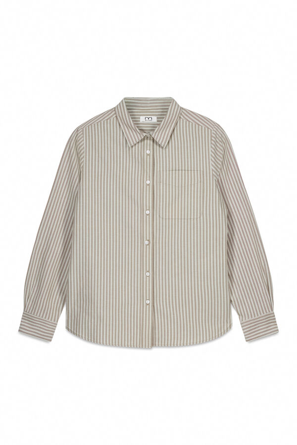 Milano Camisa oxford C&aacute;qui m&eacute;dio