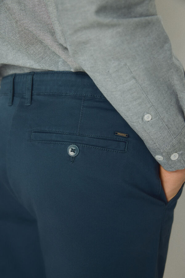 Springfield Pantal&oacute;n chino regular fit Azul Claro