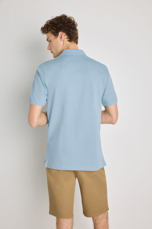 Springfield Polo de manga curta Azul