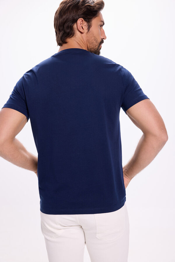 Milano Camiseta B&aacute;sica Navy