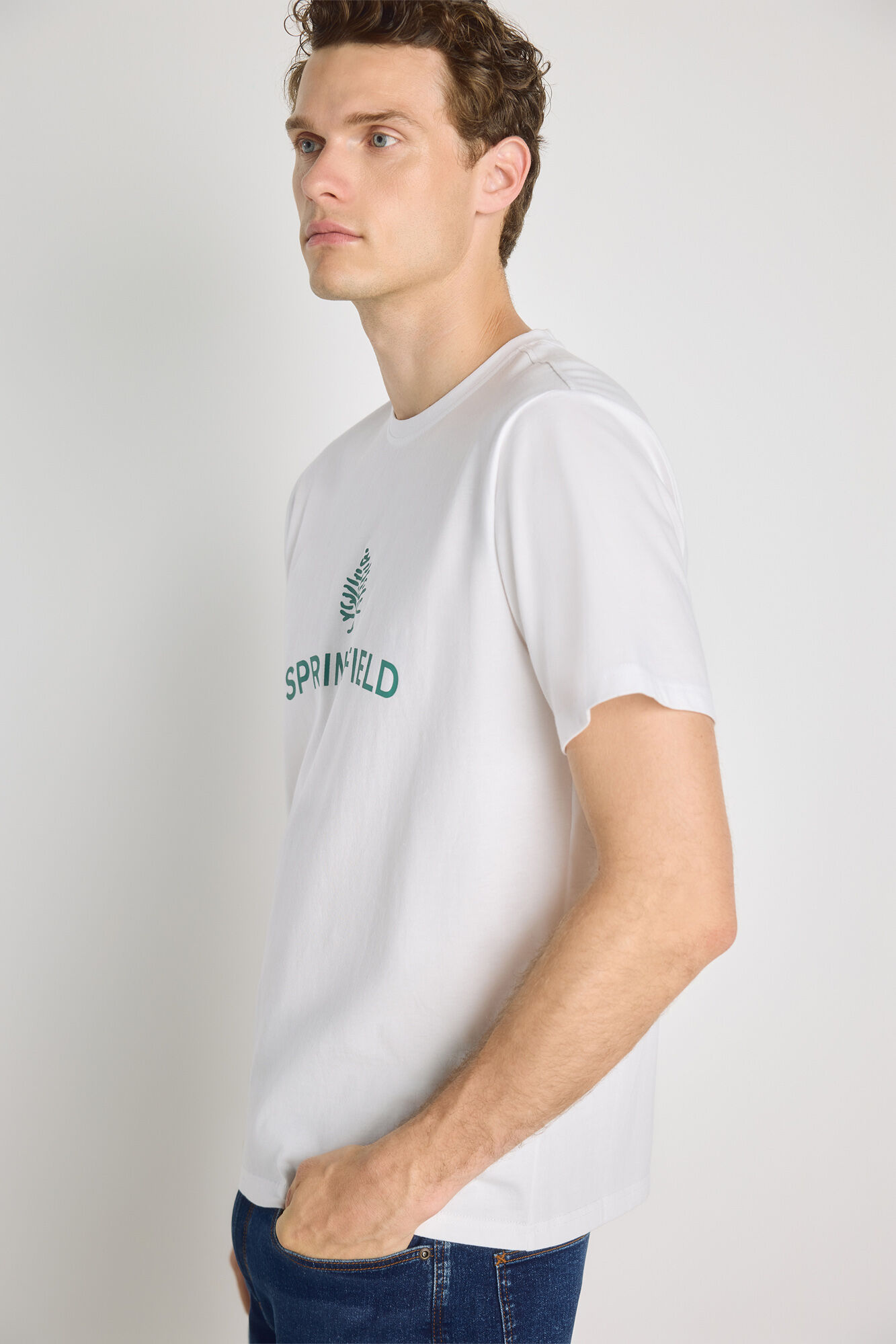 Springfield T-shirt de manga curta