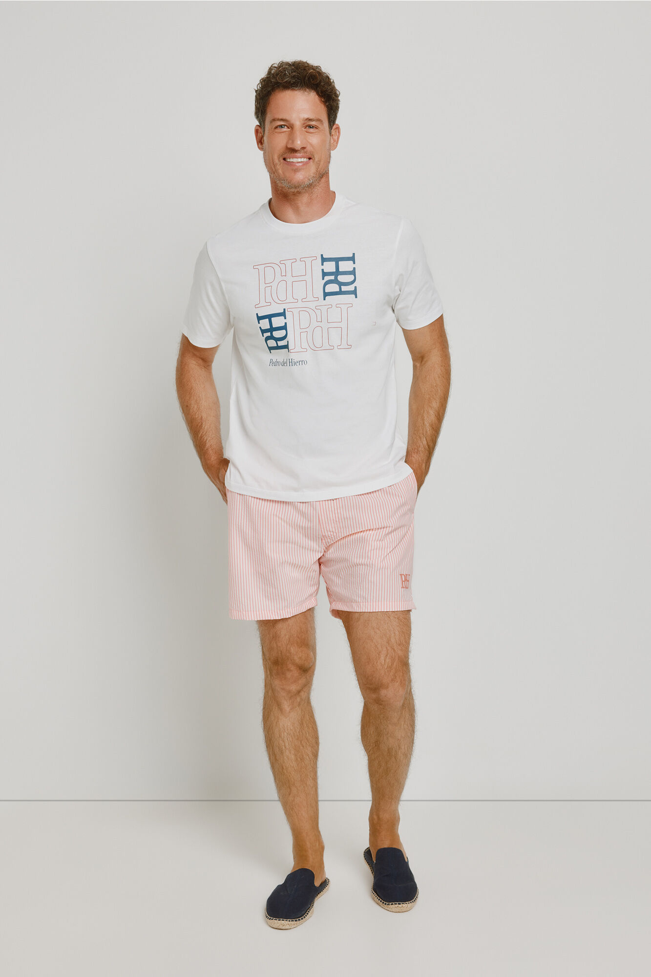 Pedro del Hierro Camiseta manga corta estampada