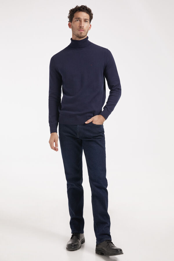 Fifty Outlet Jersey cuello vuelto Navy