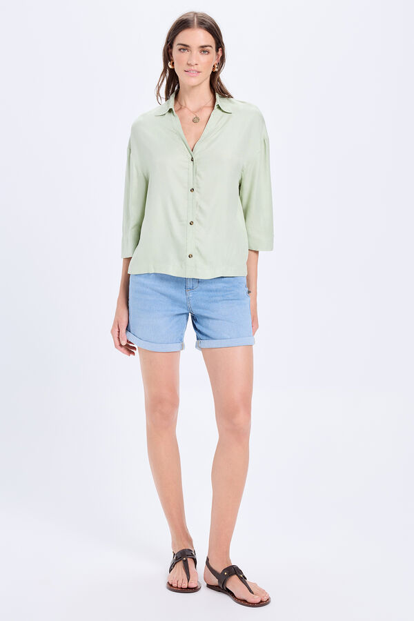 Milano Blusa cuello polo Verde