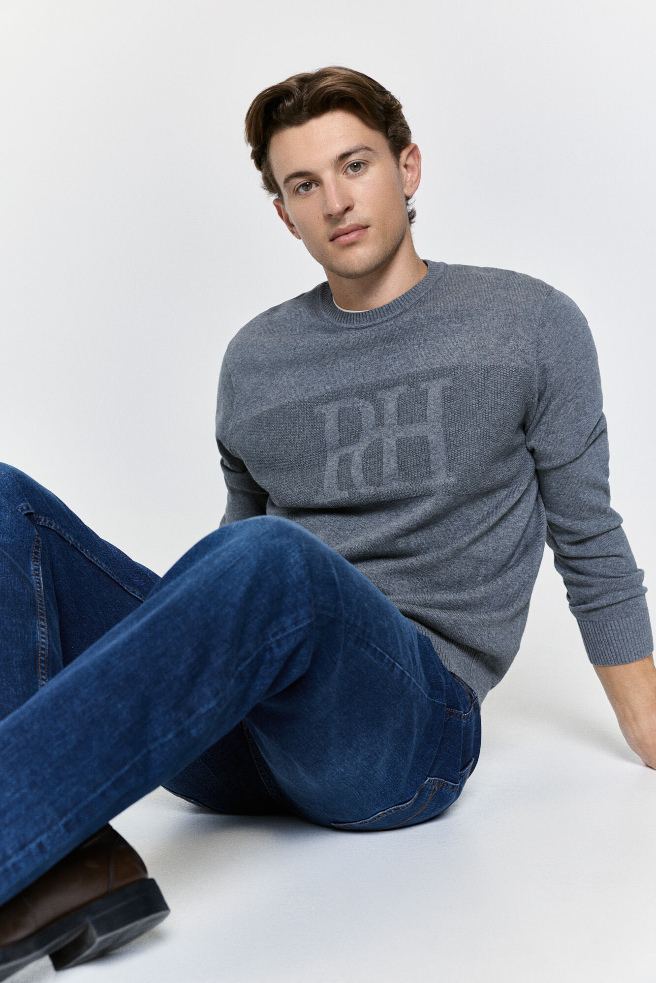 Pedro del Hierro Jersey cuello caja logo