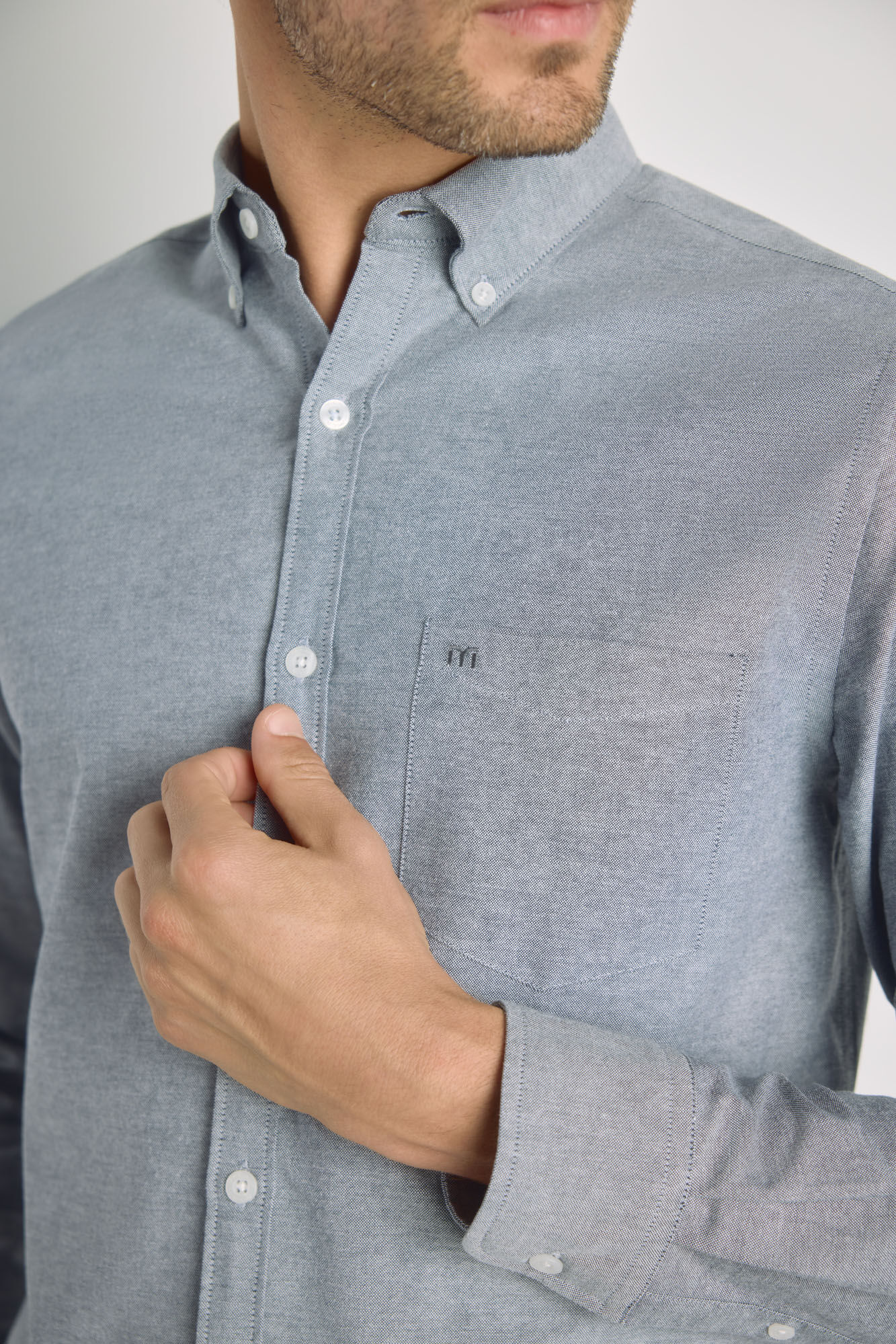 Milano Camisa lisa manga larga