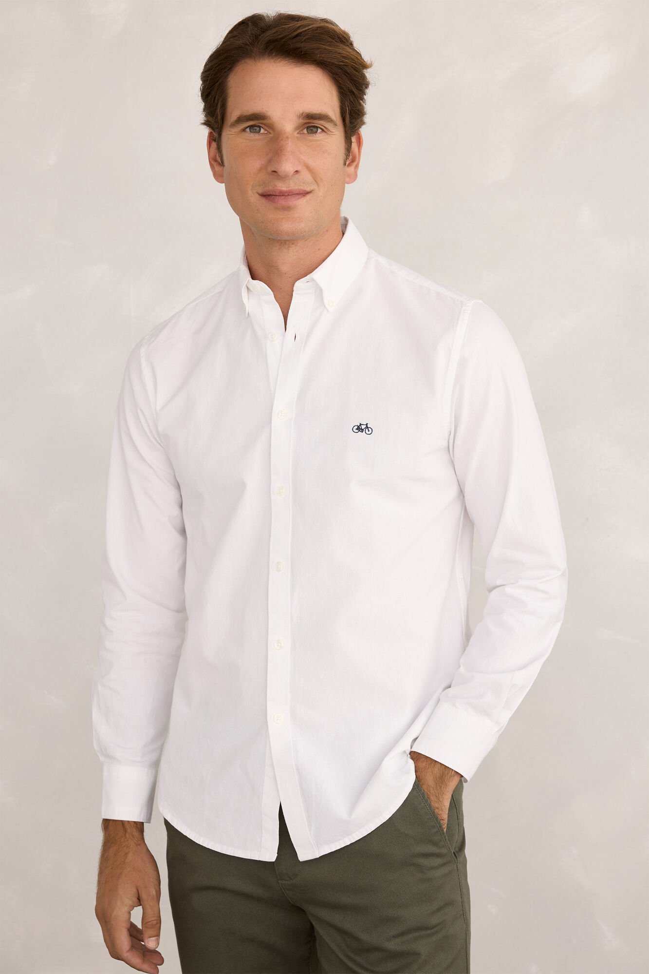 Milano Camisa Sport Oxford Estampado