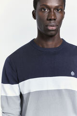 Springfield Jersey fantasía cuello caja Cinza claro