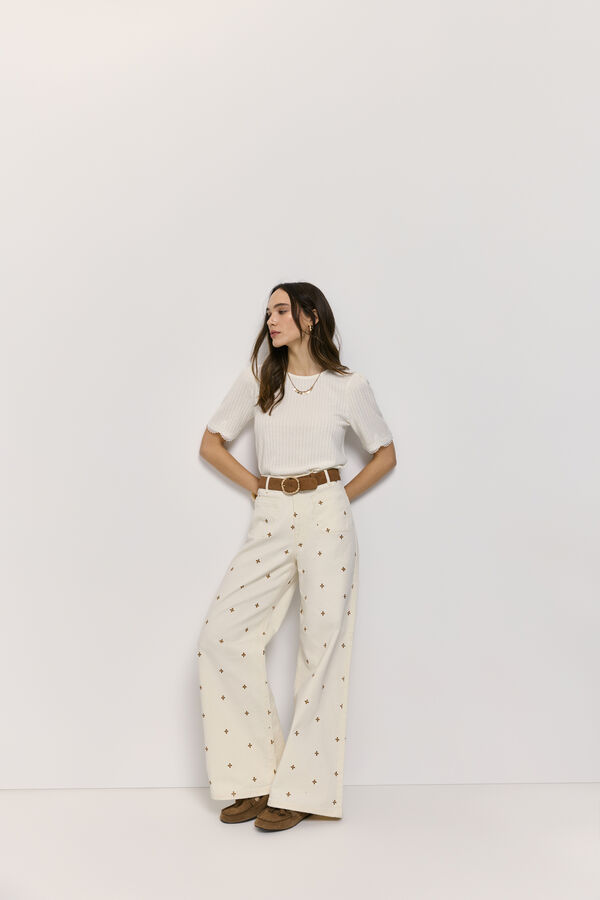 Milano T-shirt manga curta Branco