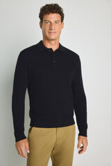 Milano Camisola gola polo Preto