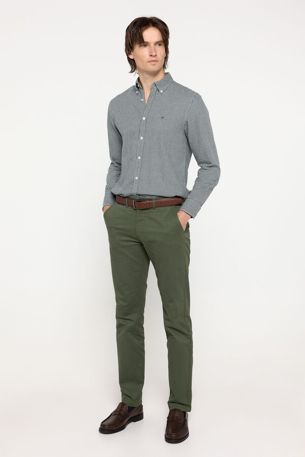 Milano Cal&ccedil;as chino lisas Verde