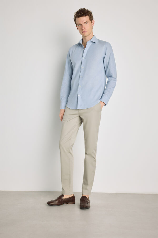 Pedro del Hierro Cal&ccedil;as chino slim fit C&aacute;qui