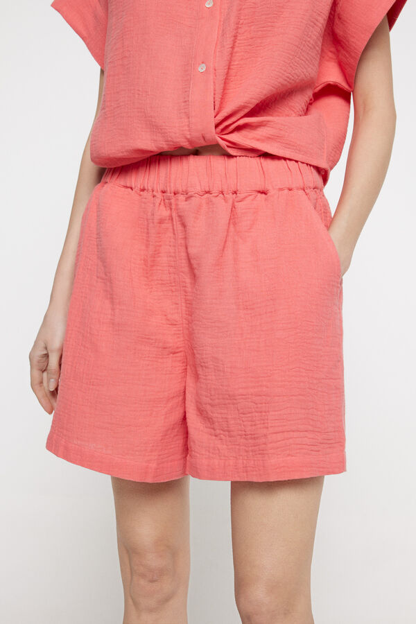 Fifty Outlet Short cloth Rojo/Coral