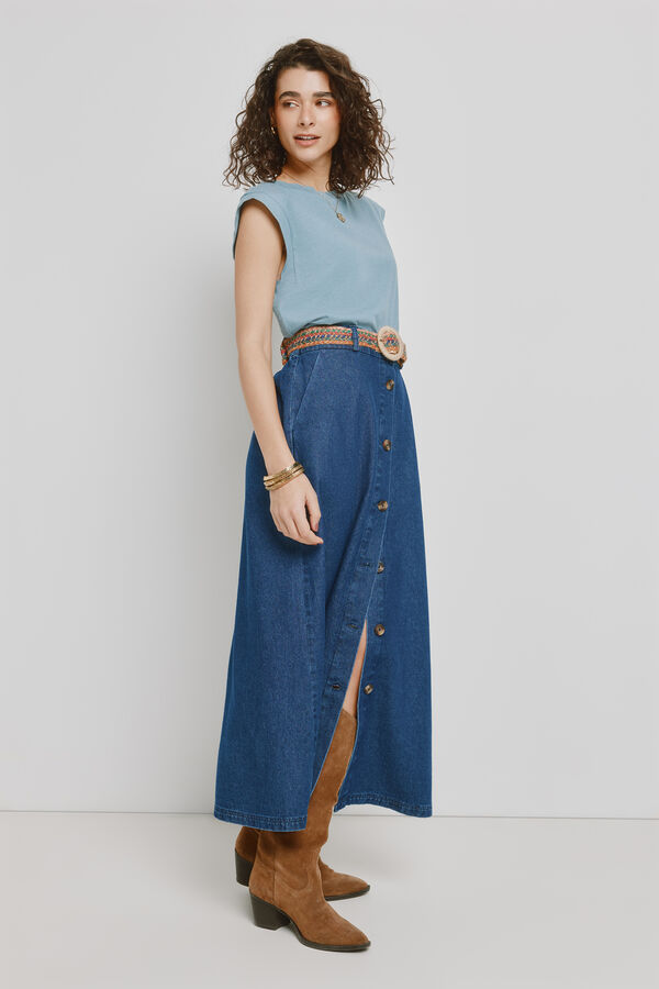 Milano T-shirt de manga curta Azul