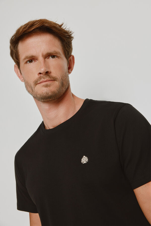 Springfield T-shirt de manga curta Preto